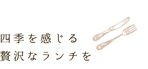 贅沢なランチコースを